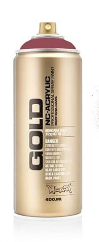Montana Gold - Pintura acrílica en aerosol (Lip G8170) semi brillante - multiusos para madera, metal, hormigón, vidrio y bricolaje lata de 400 ml