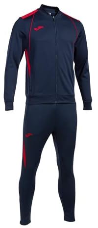 Joma Herren Trainingsanzug, 8XS - 3XL - Chandal Jacke mit Reißverschluss und Taschen – Hose mit Elastischem Bund, Kordelzug und Rippbündchen - Championship VII