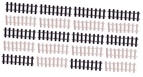 BESPORTBLE Terrarien 20 Stk Kleiner Zaun Weihnachtsdeko Mini Draht Sukkulente Pflanzen Glasbehälter