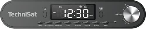 TechniSat KITCHENRADIO - Unterbau Küchenradio mit UKW/FM, LED Display, Arbeitsleuchte, Timer, Bluetooth, Weckfunktion, Freisprecheinrichtung, 5 W Lautsprecher