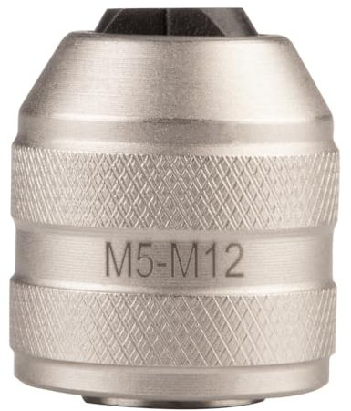 NEO TOOLS Mandrin pour taraud, taraud, mandrin, porte-outils, visseuse sans fil/perceuse, adaptateur de taraud 1/4, pour filetage M5-M12, CrV