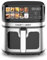 Comfy Nest, friggitrice ad aria calda 8L con display digitale 1700W, tecnologia ad aria rapida, 10 programmi preimpostati, controllo della temperatura 80-200°C, nero, friggitrice ad aria