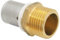 BOUTTÉ – Raccord à sertir union mâle pour tube PER, montage rapide, étanchéité fiable, compatible réseaux sanitaires et chauffage (Ø16 M.12x17)