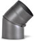 FIREFIX RD150/B45 Ofenrohrbogen I Ofenrohr 150mm aus Stahl für Kaminofen I Beschichtetes Kaminrohr, von 0-45 Grad verstellbar I Ohne Reinigungstür