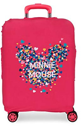Disney Funda Para Maleta de Cabina Minnie Fucsia