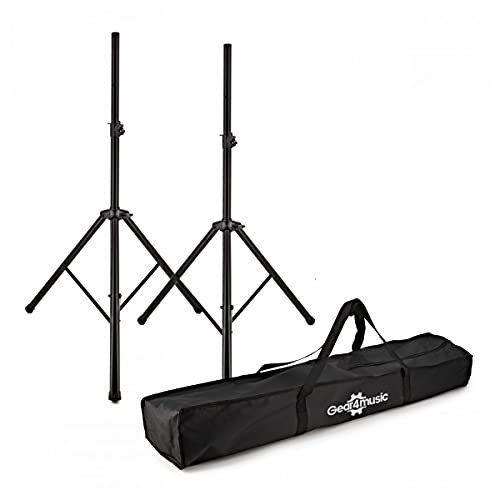 PA Speaker Stands Heigh Adjustable 35mm Pole Max Load 50kg with Bag