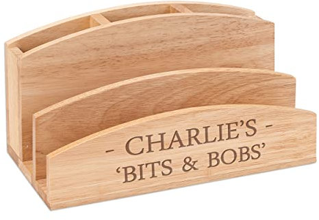 Gift Base Nom Personnalisé Message Pointes & Bobs Bureau Rangé Lettre Support Rack Papeterie Stylo Crayon Pot Organiseur Maison Bureau