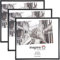 Hampton Frames Backloader BLR1212BKPX-3PK Lot de 3 cadres photo en acrylique sans verre Noir 30 x 30 cm