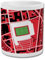 GroundDesigns SHEFFIELD UNITED - Taza con mapa de fútbol americano