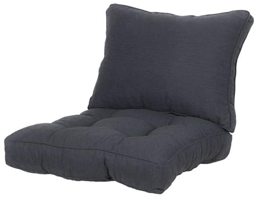 Sun Garden 50318-701 Universal Loungekissen Set 58x54 cm + 56x40 cm anthrazit