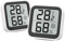 NOKLEAD Termometro Misuratore di umidità Interno Mini igrometro Monitor Dispositivo di misurazione della temperatura ambiente con icona facciale Indicatore di comfort Interruttore ℃/℉ per ufficio(2)