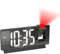 OQIMAX Digitaler Wecker mit Projektion, Projektionswecke mit 4 Stufen Bildschirmhelligkeit, Projektion Uhr mit Temperatur, Datum, 12/24H, Snooze, LED-Spiegeluhr Wecker Digital für Schlafzimmer Büro