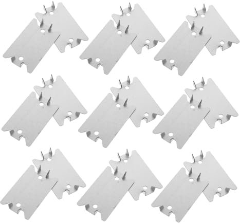 NUOBESTY 50pcs Heavy Duty Cable Protector Plates for Wires Durable Electrical Nail Guards for Secure Installation of Cables and Wires Xin for Various Applications