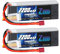 Zeee 4S Lipo Battery 14.8V 50C 2200mAh RC Battery with T Plug for FPV Drone Quadcopter Helicopter Airplane RC Boat RC Car RC Models (2 Pack)
