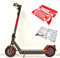 m2medien Aufkleber-Set/Sticker Set - 25-teilig auf 34x22cm Bogen geeignet für Segway Ninebot Max g30d E-Scooter (Rot Reflektierend)