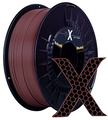 X Filament PLA 1,75 mm 1000 g Filament für 3D-Druck X To Print (Schokolade)