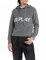 Replay Damen Hoodie mit Kapuze, Iron Melange M08 (Grau), S