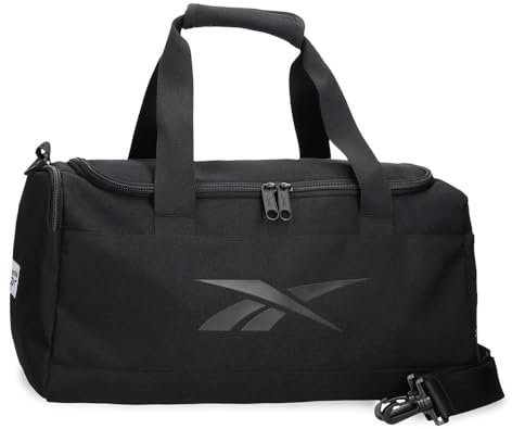 Reebok Royal Reisetasche, Schwarz, 45 x 23,5 x 19 cm, Polyester, 18,63 l, Schwarz, Talla única, Reisetasche
