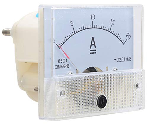 85C1 0 20A, Puntatore Amperometro Circuito Elettrico Analogico T Amperometri Pannello Dispositivo di Misurazione Strumento Misuratore Amp