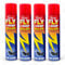 Sanmex 4-Pack Fly & Wasp Killer Insecticide Fast-Acting Pest Aerosol Spray (300ml)