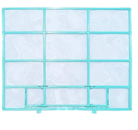 2 Stück Klimaanlage Filter Staubschutz Gitter Innengerät Staubfilter Luftfilter Zubehör für Split Klimageräte, Leicht zu installierender und Waschbarer Universeller Klimaanlagenfilter(34.5 * 27.5)