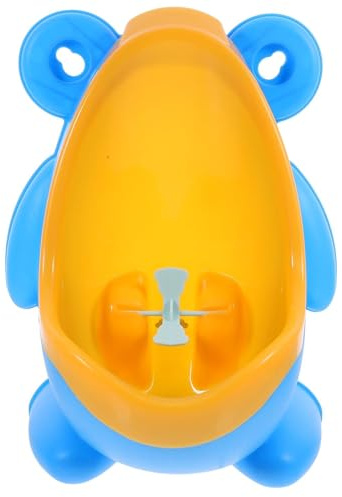 Blaues Kinderurinal mit Froschmotiv, Wandmontage, PP für Jungen | Niedliches Cartoon Design, Leicht zu Reinigen, für Badezimmer, 1 Stück, Praktisches Training zu Hause Zufälliger Stil