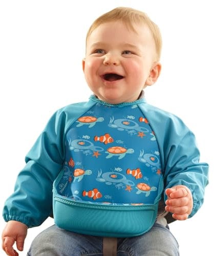 Bibetta Ultrabib Baby-Lätzchen aus Neopren mit Raglanärmeln