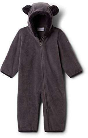 Columbia Tiny Bear 2 Bunting, Tutina Neonato Pile Unisex - Bambini e ragazzi, Nero (Shark), 9-12 mesi