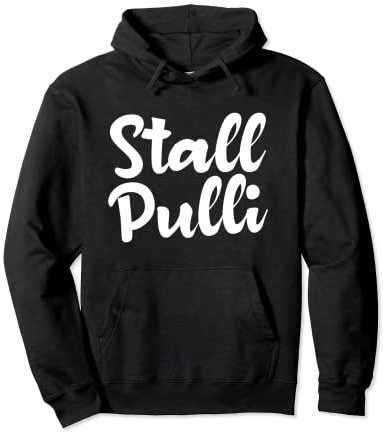 Stall Pulli - Reiterin Pferdesport Pferdenarr Pferderennen Pullover , Mit Kapuze, Hoodie, Langarm