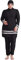 WOWDECOR Muslimische Badeanzüge für Frauen Plus Size, Vollständige Abdeckung Burkini Abnehmbarer Hijab, Black, 4XL