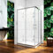 Aica Sanitär Duschkabine 90x90cm Duschabtrennung Duschtür Schiebetür 6mm Nano glas Höhe 195cm