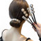 4 Stücke Blume Perle Haarknoten macher Twist Stirnband Donut-Brötchen-Maker Lazy Frisur Zubehör für Frauen Mädchen