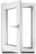 ‎BauPLAZA - Finestra Serramenti in PVC - BIANCO - Vetro camera - LxA 65 x 90 cm Lato maniglsa: Sinistra LxA 650 x 900 mm - Funzione Girevole - Ottima scelta