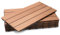 Ansobea WPC Terrassenfliesen Fliesen, 30x60 Holzfliesen 6er Set für 1m²,Balkonfliesen in Holzoptik,Balkon Bodenbelag mit Klicksystem,Terrassendielen Wasserfest für Balkon & Terrasse(Braun)
