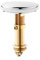 Qrity Ottone Tappo a Molla a Scatto, Pop-up Valvola di Scarico, Tappo di Scarico Filtro, Il Tappo a Scatto, Copertura Lavabo Bagno, Copri Lavandino Filtrato per Vasche e Bagni, 36mm
