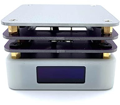 Dciustfhe Accessories PD 65W Mini Hot Plate Preheater OLED Display PCB Board Soldering Heating Plate Rework Station Preheating Repair Tools