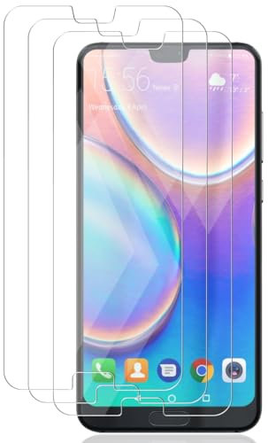 Zerrshoo Vetro Temperato per Huawei P20 Pro Pellicola Protettiva, per Huawei P20 Pro Vetro Temperato 3 Pezzi, 9H Anti Graffio/HD Compatibile Huawei P20 Pro Vetro Pellicola Protettiva