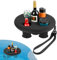 lyanny Floating Drink Holder, Drink Holder Float with 5 Holes, Swimming Pool Floating Tray Table, Floating Spa Hot Tub Drink Tray for Pool, Beach