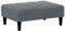 vidaXL Fußhocker, Sitzhocker für Wohnzimmer Schlafzimmer, Polsterhocker Holzrahmen, Hocker Fußschemel Fußbank Ottomane, Modern, Dunkelgrau Samt