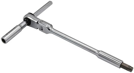 T-Griff Ratschen-Schraubendreher-Set - Vega 1/4 Sechskant-Bit-Ratschensatz Kompakte und vielseitige magnetische Ratsche für enge Räume, ideal für Heimwerker, Automobil- und mechanische Projekte