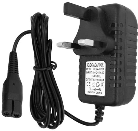 5.5V Charger for Karcher WV2 Window Vac Cleaners, Charging Cable Compatible with Vacuum WV1, WV5, WV1 Plus, WV5 Premium, WV51, WV55, WV60, WV60 Plus, WV70 Plus, WV75, WV75 Plus