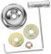 JOINPAYA 6Pièces Kit Complet Accessoires de Tondeuse à Gazon Adaptateur de Lame pour Débroussailleuse Outils Compatibles pour Entretien de Cour et Coupe Bordures