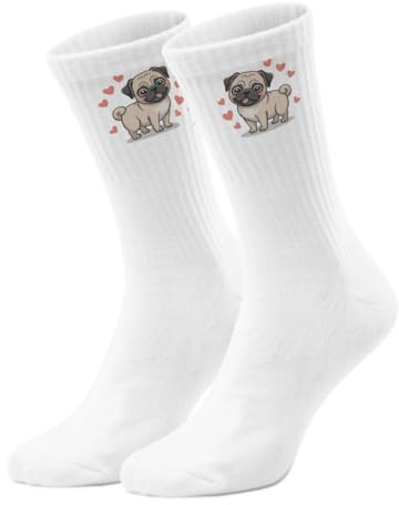 epicsocks Pug Paradise Socken in 42-46 im in verschiedenen Größen