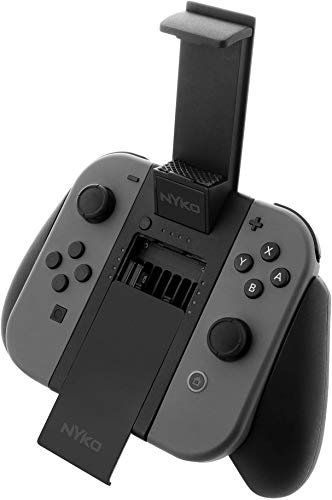 Halterung inkl. Akku für beide Joy-Con -Controller und Smartphone für Nintendo Switch (Clip Grip Power for Nintendo Switch 87220)