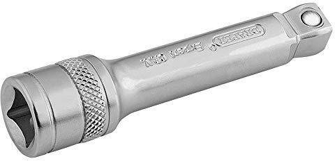 Draper 16743 3/8-Inch Square Drive Satin Chrome 75 mm Wobble Extension Bar, Blue