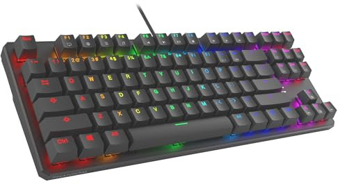 Tastiera meccanica TECWARE Phantom 87 US Layout Key, led RGB, interruttore BLU Outemu