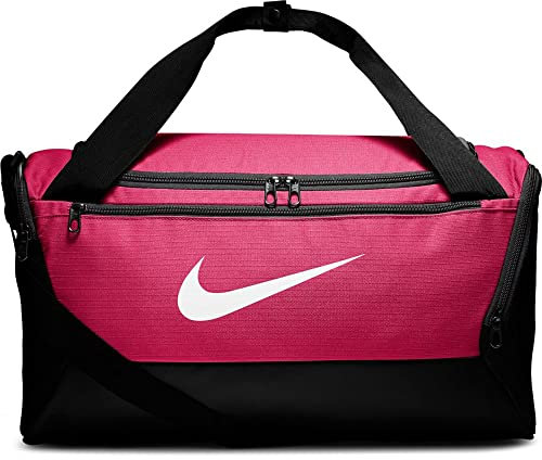 Nike Brasilia Carry-On Luggage, Rush Pink/Black/White, One Size