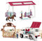 SCHLEICH 72140 Fitness-Check vor dem großen Turnier, ab 5 Jahren, Horse Club - Spielset, 39 Teile