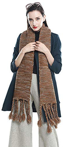 Winter Su-Su-Wollschal National Wind Knitting Neck Warmhalten 30 * 200 Khaki