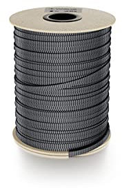 VIABLUE Sleeves * Geflechtschlauch * Silver/Silber * Größe SMALL für Kabel-Ø von 2 bis 6 mm * Meterware * Gewebeschlauch/Kabelschutzhülle/Kabelschlauch * Preis je 250 m